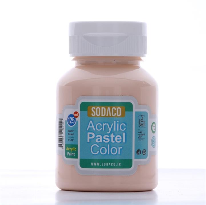 رنگ اکریلیک پاستلی 125 میل گلبهی روشن کدacrylic PASTEL 2772